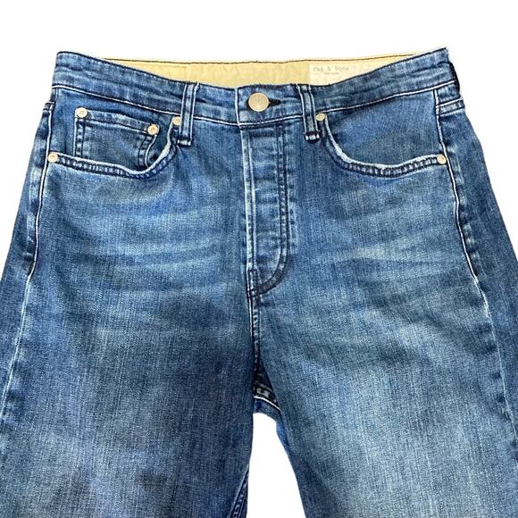 rag & bone Blue Distressed Skinny Jeans - Picture 4 of 15